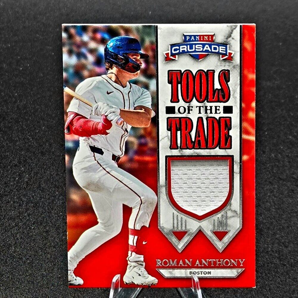 2025 Roman Anthony Tools of the Trade Uniform Relic RC Boston Red Sox